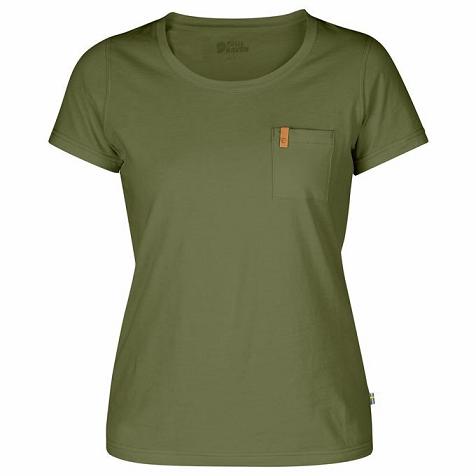 Fjallraven Tilbud T-Shirt Dame Övik Grøn MIHG46325